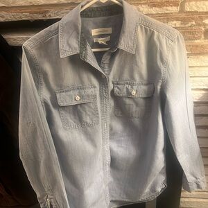 Treasure and Bond Boyfriend xs chambrey button down from Nordstrom